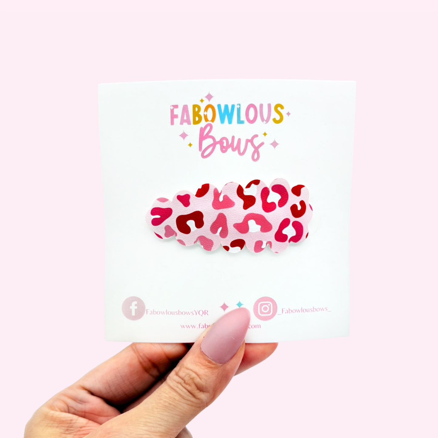 Love Leopard - Snap Clip - 3 for $10