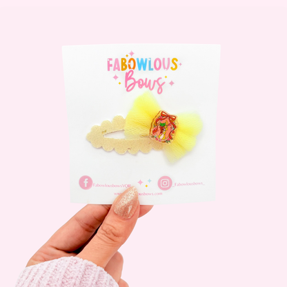 Rabbit • Tulle Deluxe Clip