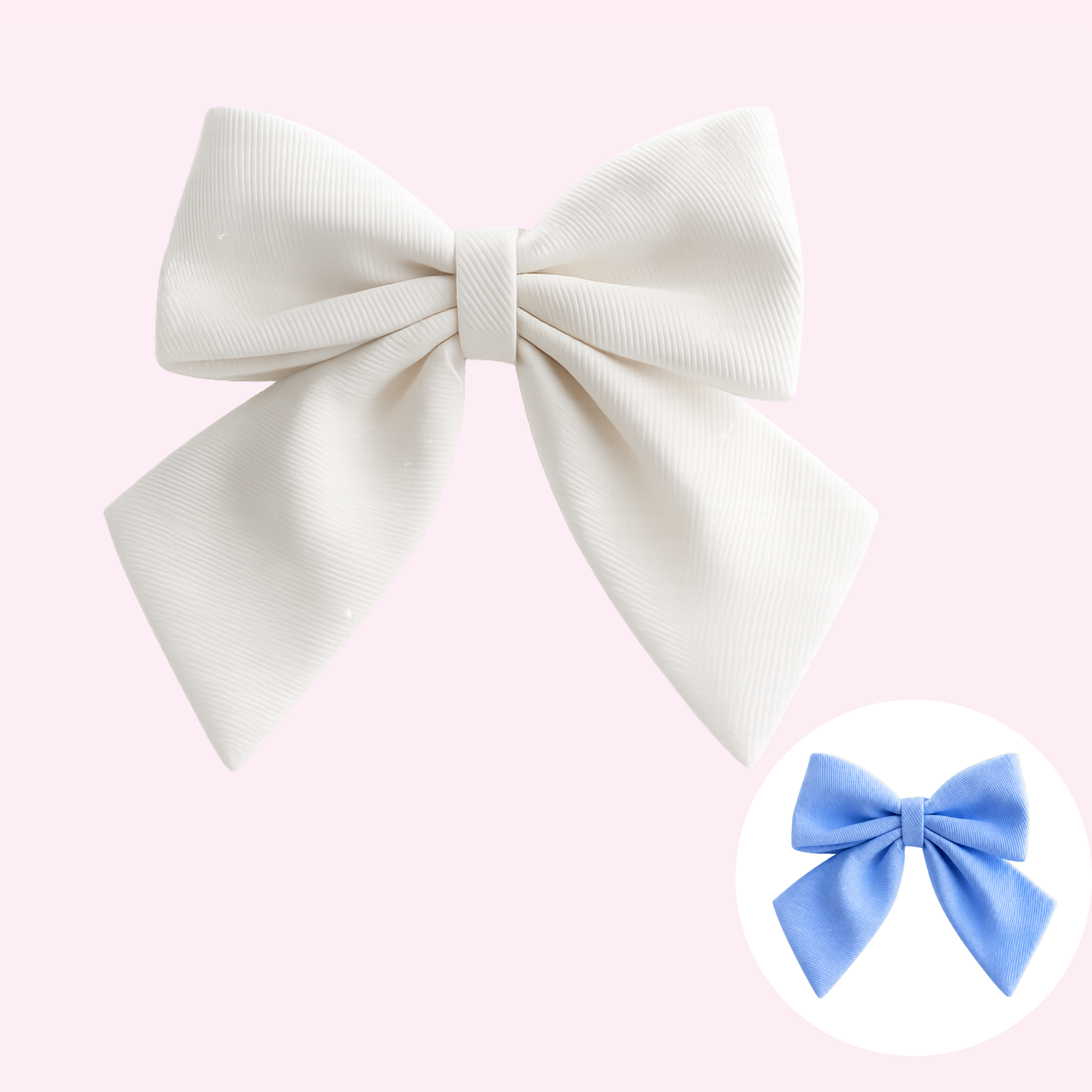 Colour Change Sunlight • Fabric Bow Blue