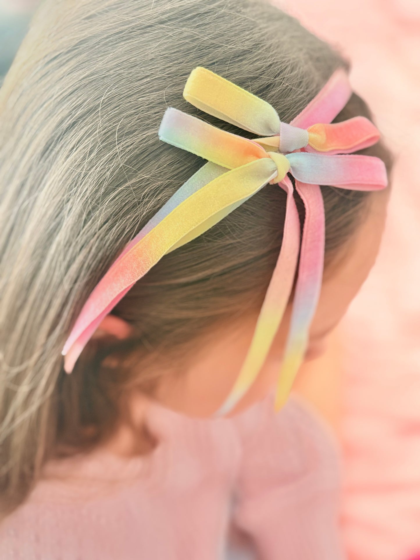 Whimsical Rainbow Velvet • Headband
