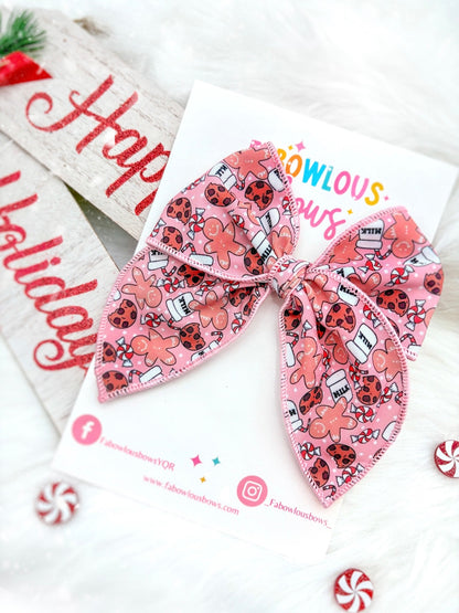 Cookies & Milk // Fabric Fable Bow