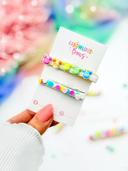 M&M Mouse Confetti • Bar Clip Set