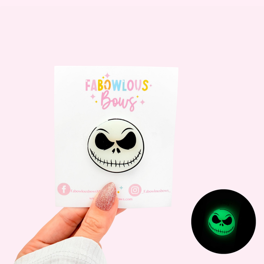 Pumpkin King • Glow In The Dark • Acrylic Clip (3 for 10)