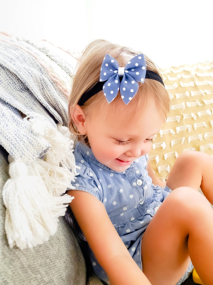 Elegant Stripe Floral // Mini Sailor Pigtails