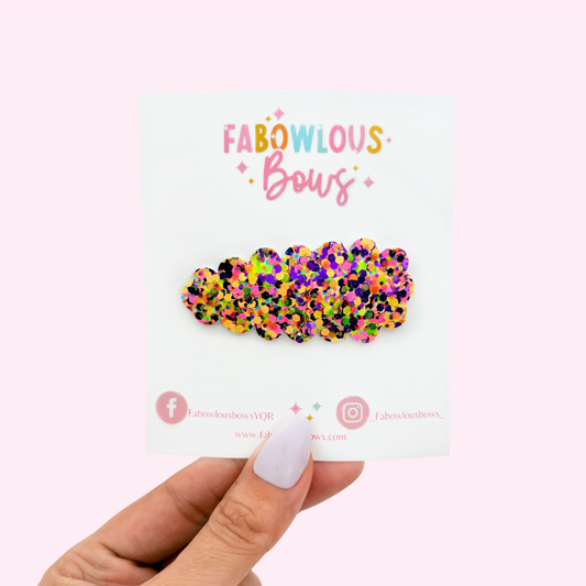 Halloween Glitter // Snap Clip - 3 for $10