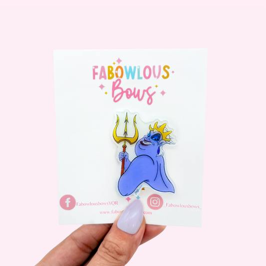 Sea Witch // Acrylic Clip (3 for 10)