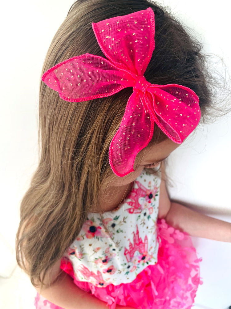 Polka Dot // Fabric Fable Bow