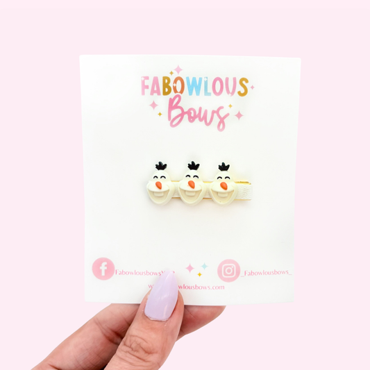 Happy Snowman // Trio Bar Clip