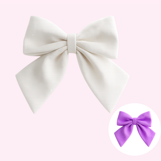 Colour Change Sunlight • Fabric Bow Purple