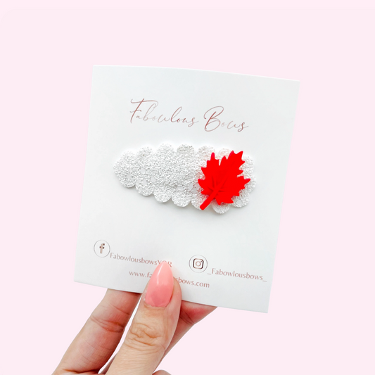 O’ Canada // Embellishment Snap Clip