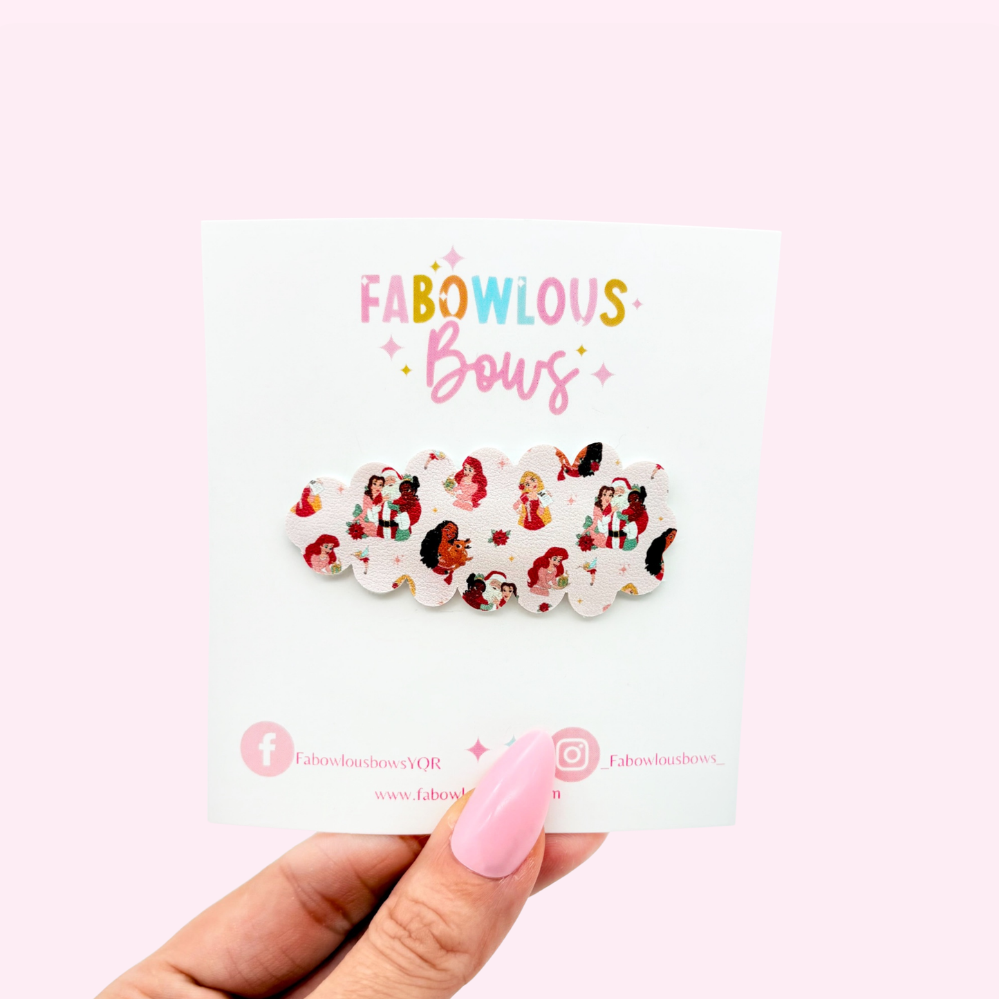 Santa Sweet Princesses  // Snap Clip - 3 for $10