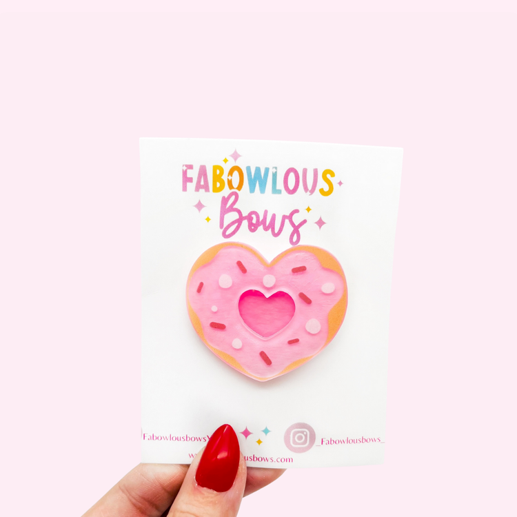 Love Cookies // Acrylic Clip (3 for 10)