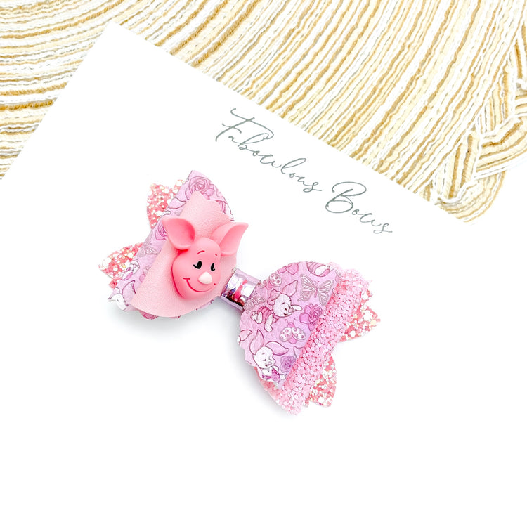 Pink Piglet // Glamour Bow