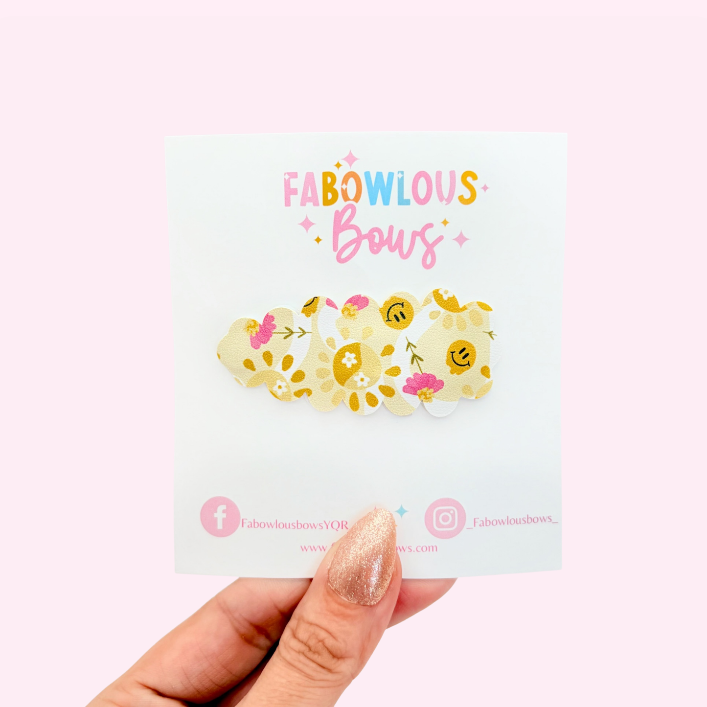 Sun & Smiles • Snap Clip • 3 for $10
