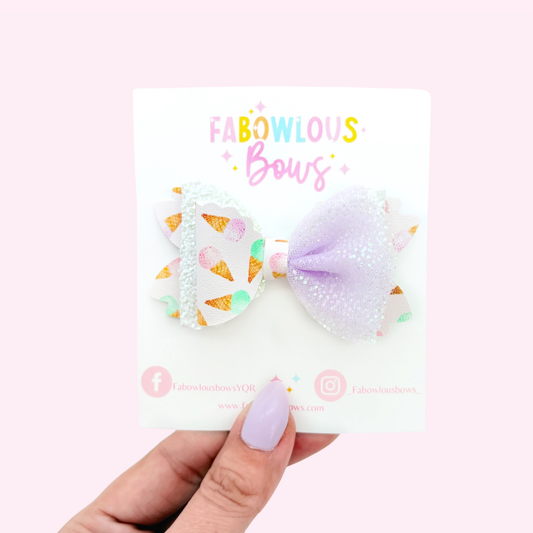 Pastel Ice Cream // Elegant Tulle Bow