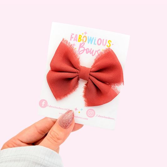 Chiffon Pinwheel • Dusty Terracotta