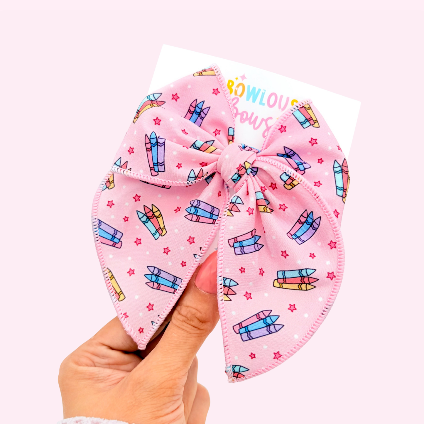 Crayon Cutie • Fabric Fable Bow