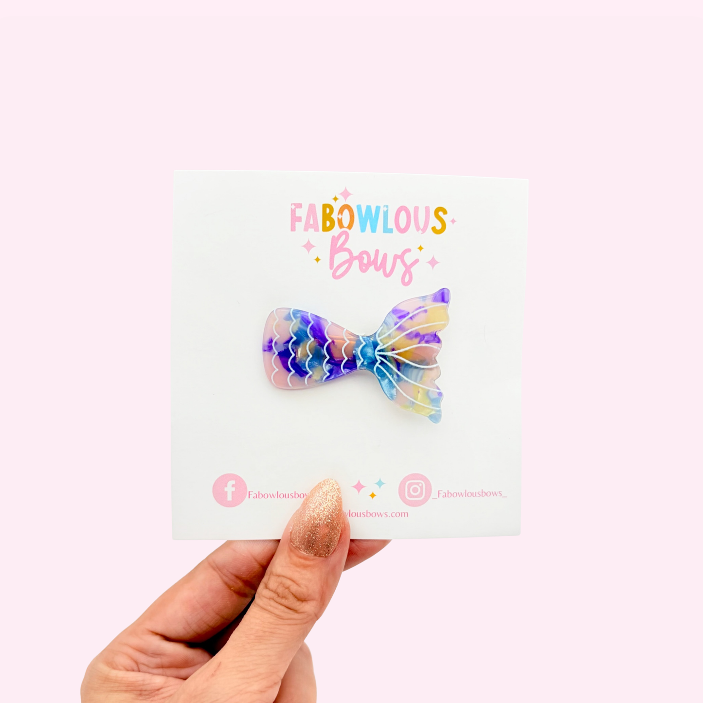 Fishtail • Acrylic Clip
