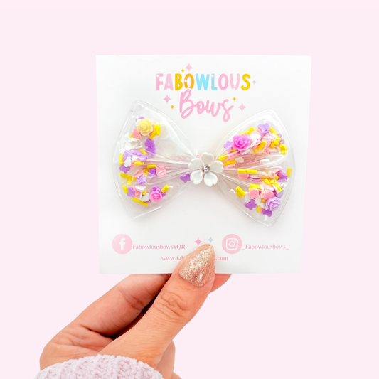 Punzie Flower • Confetti Bow
