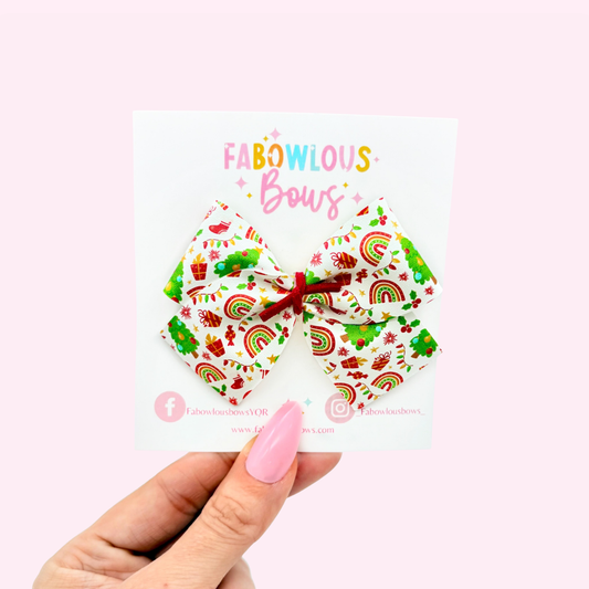 Christmas Mix // Pinwheel Bow