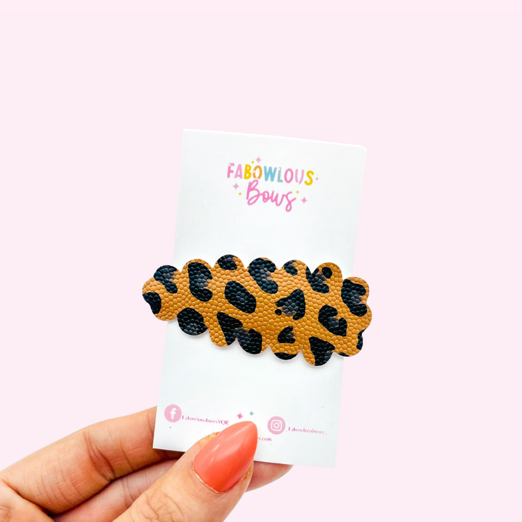 Leopard Print // Snap Clip (3 for 10)