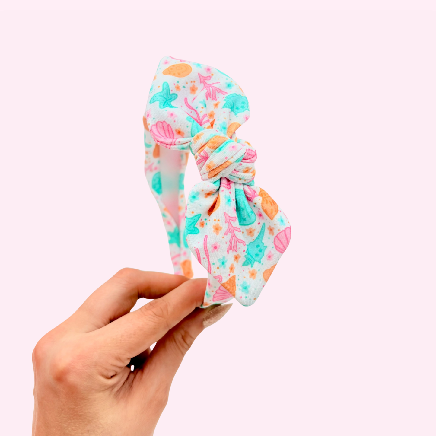Shesells Seashells • Knotted Fabric Headband