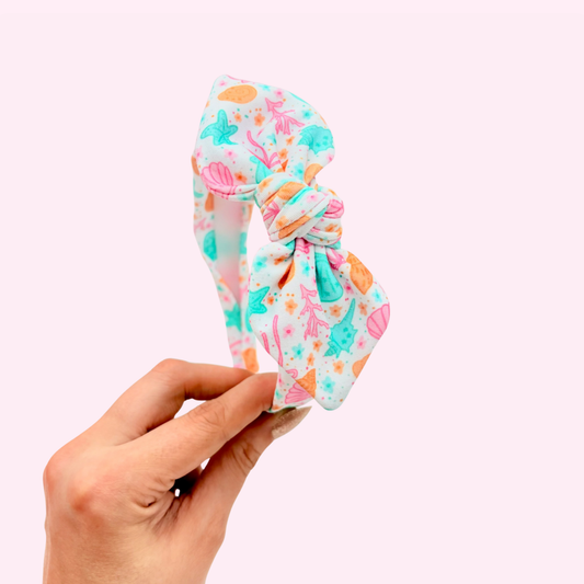 Shesells Seashells • Knotted Fabric Headband