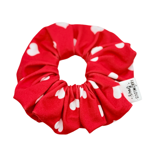 Red Hearts - Scrunchie - 3 for $25