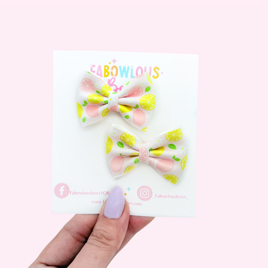 Pink Lemonade // Mini Pinch Pigtails