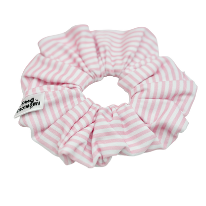 Pink Stripes  - Scrunchie - 3 for $25