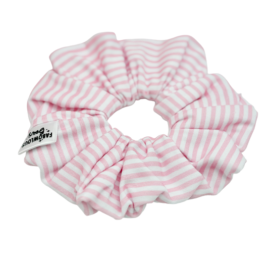 Pink Stripes  - Scrunchie - 3 for $25