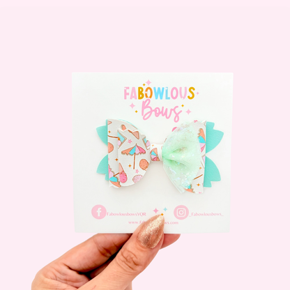 Beach Days • Elegant Tulle Bow