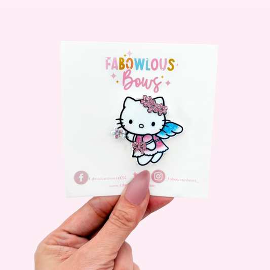Cupid Kitty - Acrylic Clip (3 for 10)