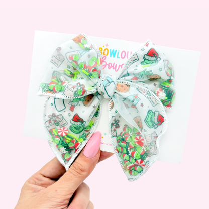 Milk & Mean One // Confetti Fabric Fable Bow