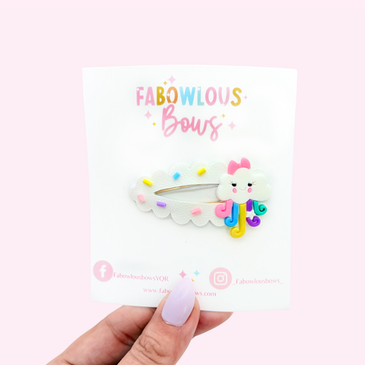 Rainbow Cloud // Deluxe Clip