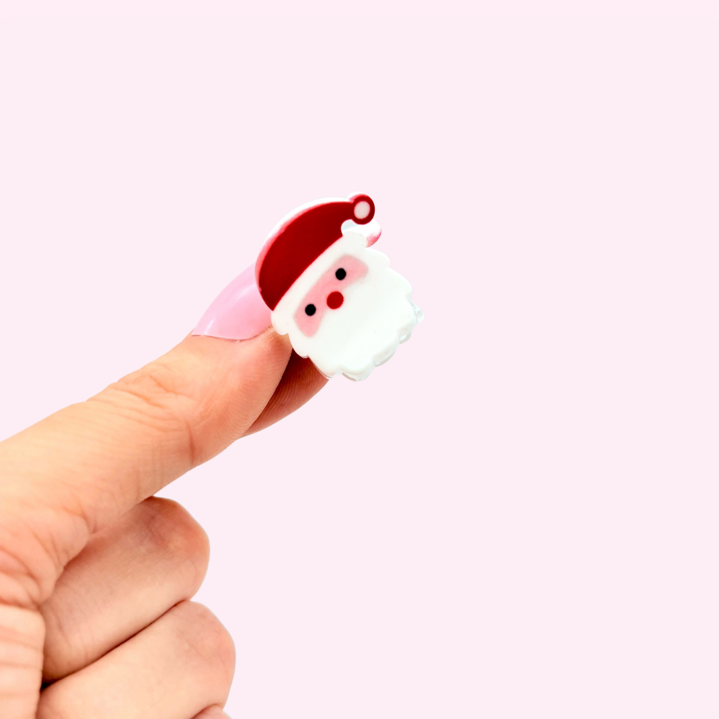 Sweet Santa // Mini Claw Clip
