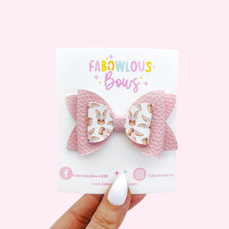 Boho Floral Bunnies // Bella Bow