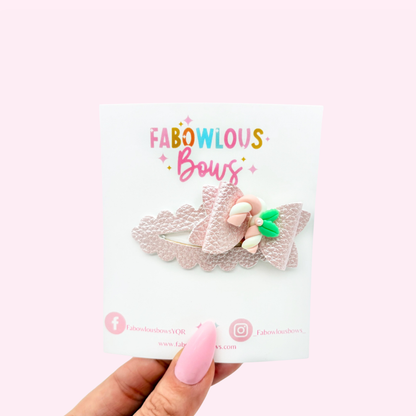 Pink Candy Cane // Deluxe Clip