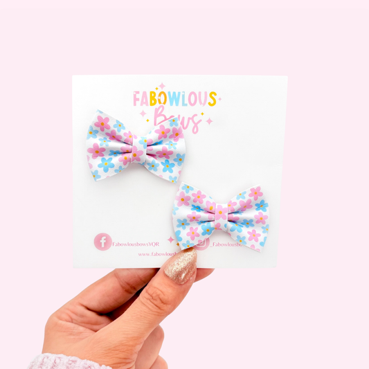 Bubblegum Bloom • Mini Pinch Pigtails