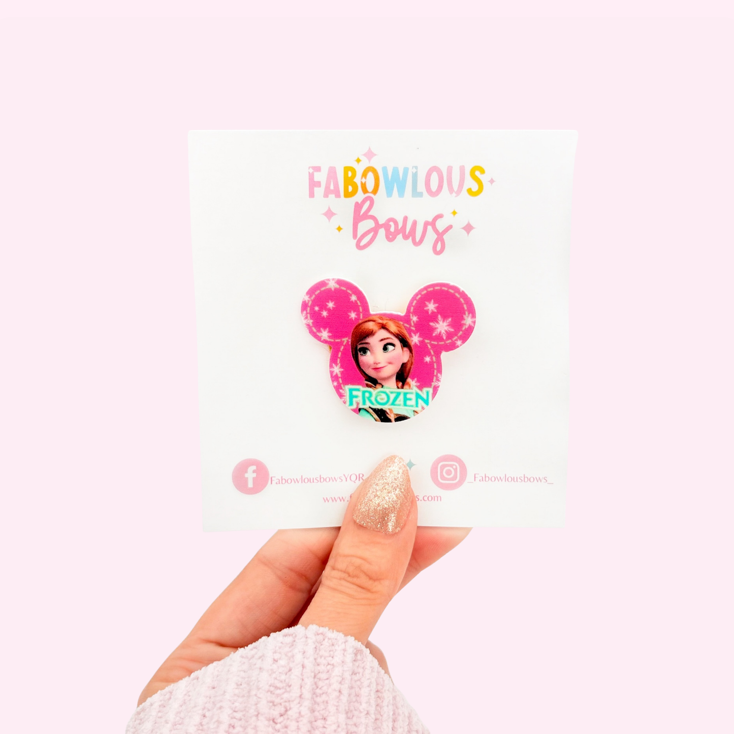 Princess A • Acrylic Clip • (3 for 10)