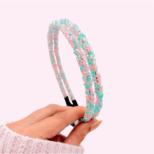 Cotton Candy • Rhinestone Headband
