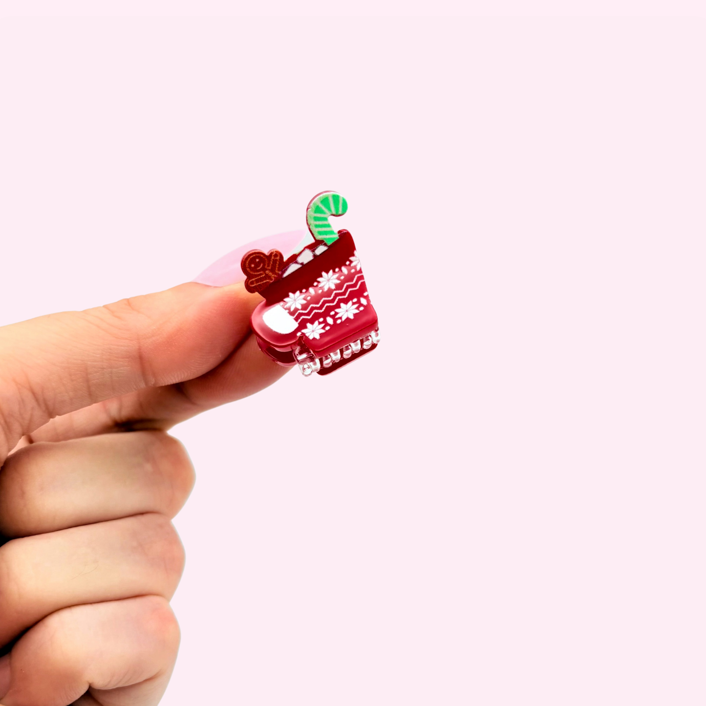 Hot Chocolate // Mini Claw Clip