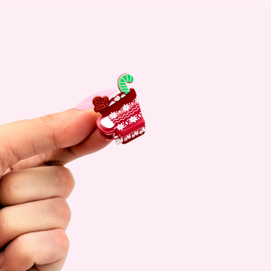 Hot Chocolate // Mini Claw Clip