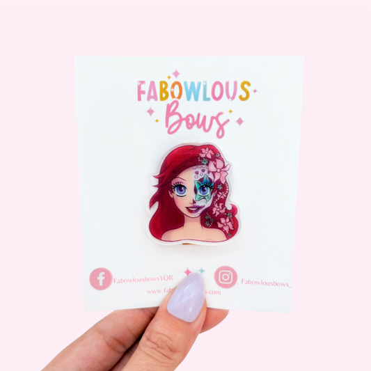 Mermaid Monster Princess // Acrylic Clip (3 for 10)