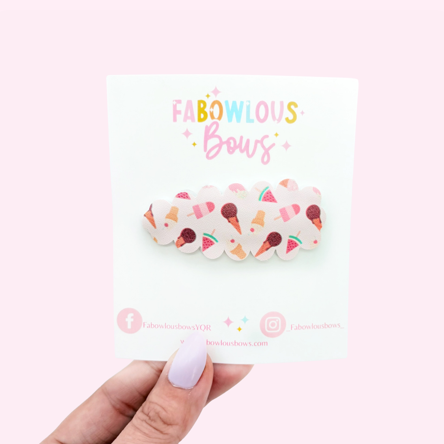 Ice Cream Dreams // Snap Clip - 3 for $10