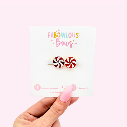 Peppermint Swirls // Bar Clip