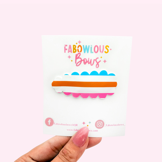 Stripes // Snap Clip - 3 for $10