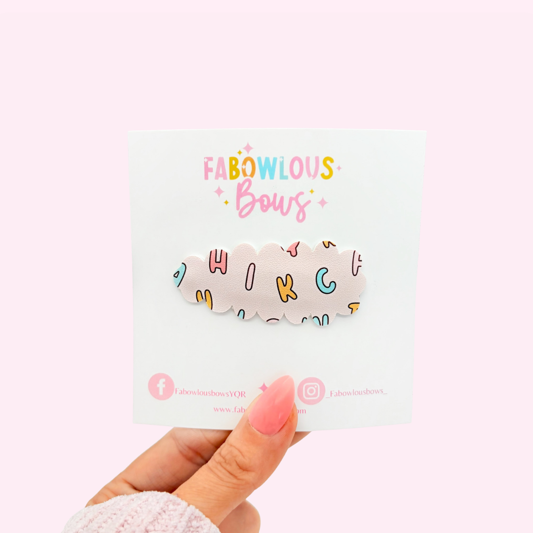Alphabet • Snap Clip • 3 for $10