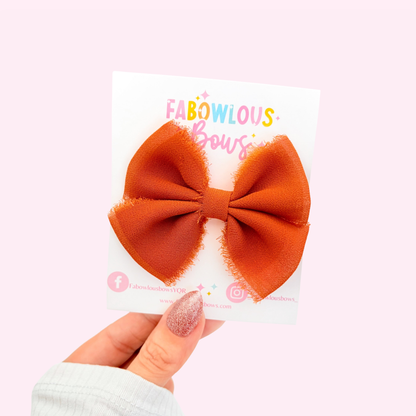 Chiffon Pinwheel • Burnt Orange