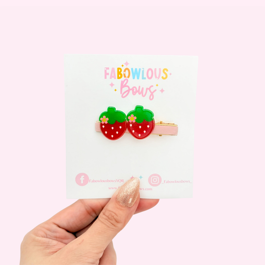 Strawberry Sweetie • Bar Clip